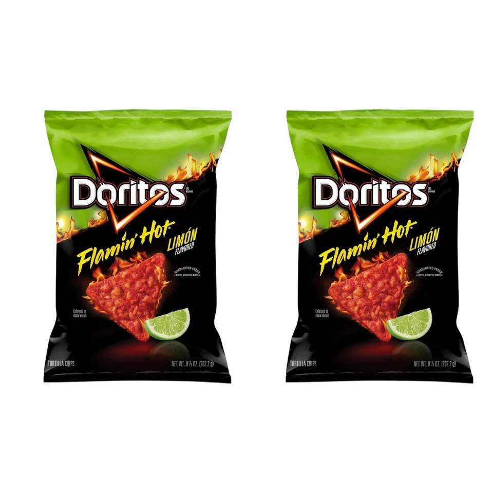 Doritos Blaze Flavored Tortilla Chips Bag 9.75 Ounce