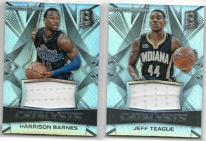 2016-17 Panini Spectra Jeff Teague Harrison Barnes Jersey Lot #/149