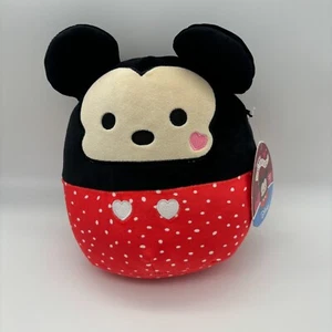 Squishmallows Disney 8-Inch MICKEY MOUSE Valentine's Day Stuffed Plush Toy NEW - Picture 1 of 4
