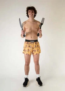 Pantalones cortos para hombre Pardoned Turkeys 4" medio dividido - Imagen 1 de 12