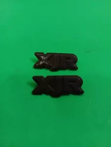 1997-03 Jaguar XJR side pillar LH RH Emblem Pair Set Used OEM! VERY RARE! - Picture 1 of 6