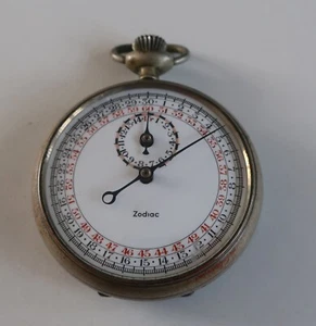 Antique Gents Zodiac Military pocket stop watch British Army WWII - Picture 1 of 9