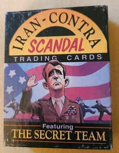1988 Iran-Contra Scandal Trading Cards "The Secret Team" 36 Cards (Complete) - Picture 1 of 13