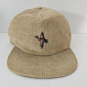 Sombrero de pana vintage gorra pato mallardo bordado club de golf se adapta a todos hechos en EE. UU. - Imagen 1 de 17