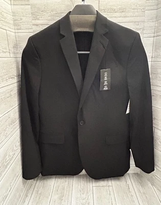 JF J. Ferrar The Black Suit Classic Fit 40L Jacket Ultra Comfort Stretch Black - Image 1 of 4