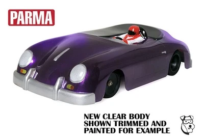 #1925 1/12 Scale PARMA Porsche Speedster Clear RC Car Body - Image 1 of 3