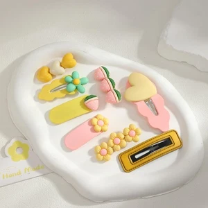 14 Piezas Lindas Pinzas para el Cabello para Niñas, Coloridas Flor Sakura Corazón Moño Horquillas No... - Imagen 1 de 7