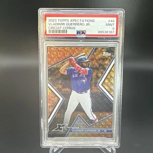 2023 TOPPS XPECTATIONS VLADIMIR GUERRERO JR CIRCUIT CITRUS # /25 PSA 9 - Picture 1 of 3