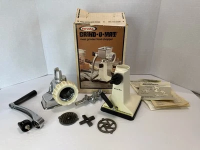 Picadora de alimentos Rival Grind-o-Mat 303 de colección Grind-O-Matic blanca Foto 1 de 4