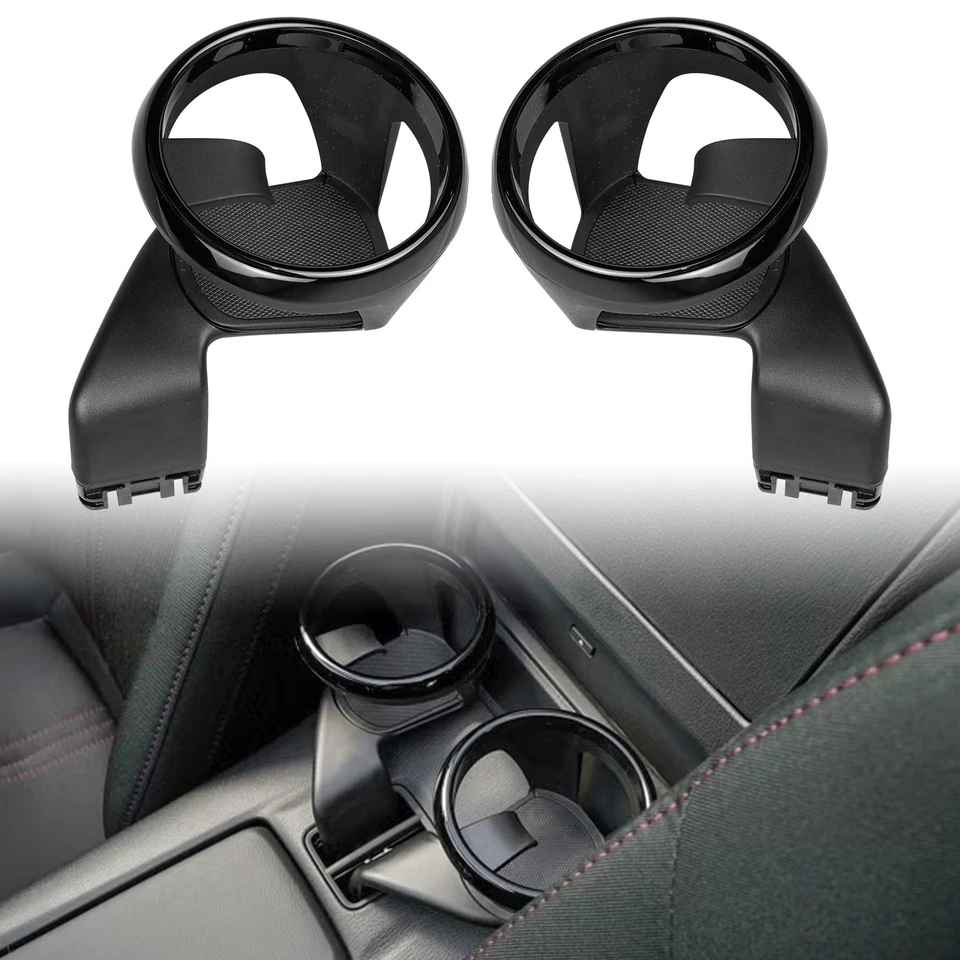 For MAZDA Roadster MX-5 Miata 2016-2025 2X Black Drink Cup Holder Left Right Foto 1 de 4