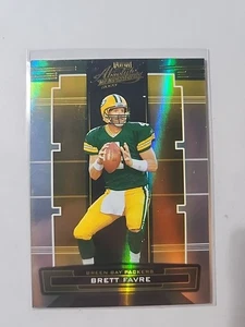 2005 Playoff Assoluto Memorabilia Tavola Favre #58 HOF - Foto 1 di 2