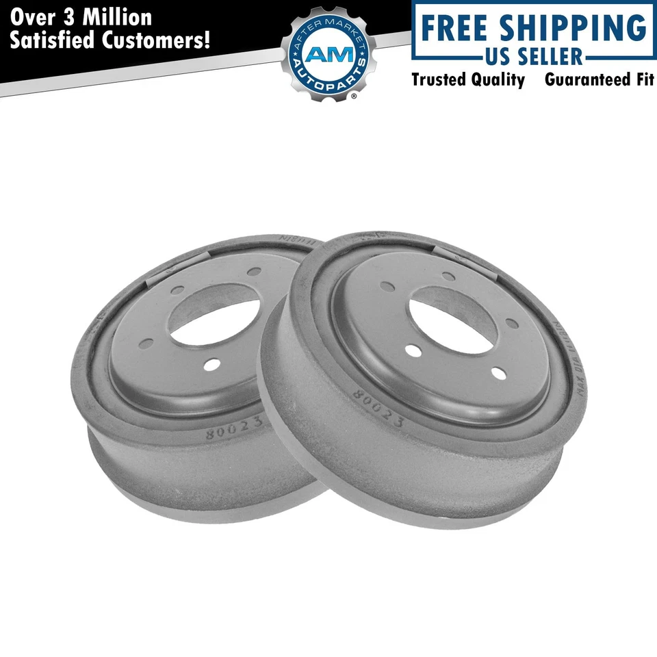 Juego de pares de tambor de freno trasero izquierdo derecho derecho para camioneta Ford F150 97-03 Foto 1 de 4