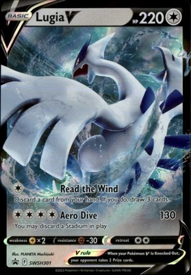 Lugia V  Promo SWSH: Sword & Shield Promo Cards SWSH301 NM - Image 1 of 2