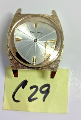 1964 Vintage Bulova American Eagle F  Watch 17 Jewel 11ALL Running Spare Repair - Image 1 of 4