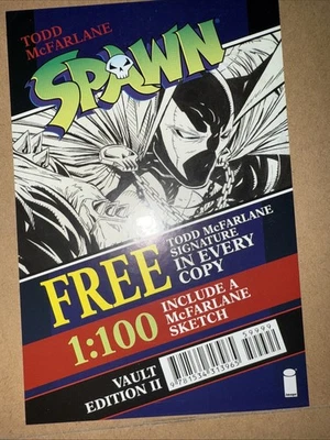 Todd McFarlane Spawn Vault Edition II SIGNED Huge Hardcover - Image 1 of 3