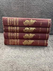 4 x Hutchinson's "Story of the British Nation" Vol 1-4 Complete set Illustrated - Picture 1 of 13