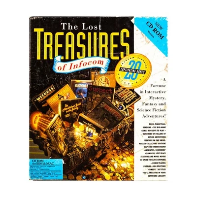 Infocom Computer Game Lost Treasures of Infocom I (PC CD-ROM) VG/VG+ - Image 1 of 2
