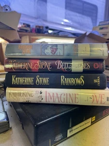 Katherine Stone Hardcover Book Lot Of 4 Illusions Rainbows Bed Roses Imagine Lov - Foto 1 di 5
