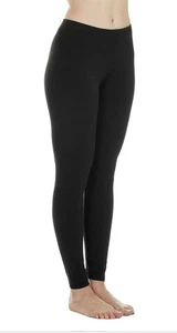Thermajane Womens Long Johns Thermal Leggings Thermal Underwear Bottoms Black XS - Picture 1 of 5