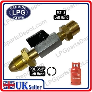 POL 5/8" x M21.8 push on pipe gas valve isolator MxM - Picture 1 of 3