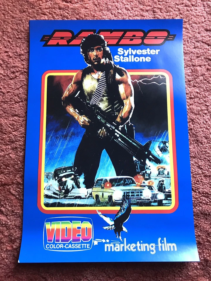 Rambo Filmplakat Poster Din A3, 28,5x42cm, Sylvester Stallone, Reprint - Bild 1 von 1