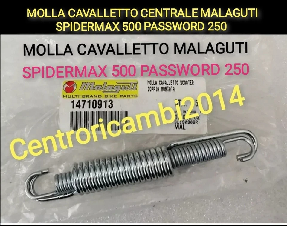 MOLLA CAVALLETTO CENTRALE MALAGUTI SPIDERMAX 500 MALAGUTI PASSWORD 250  - Immagine 1 di 1