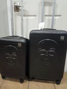 FŪL STAR WARS DARTH VADER SPINNER SUITCASE 2PC HARD LUGGAGE SET 25 And 21 Inch - Picture 1 of 12