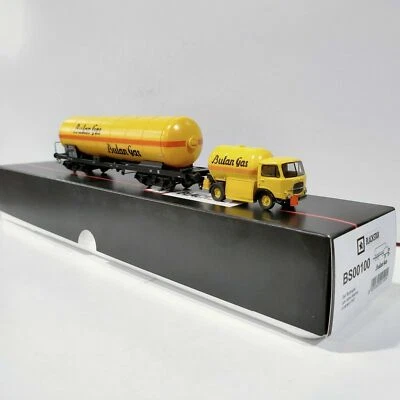 BS00100 Blackstar Set Carro Butangas e camion Fiat 650N livrea gialla scala 1:87 - Immagine 1 di 3
