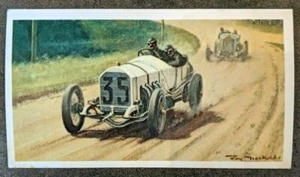 "C. Lautenschlager Mercedes 1908" - #3 'Story of Grand Prix' Card (Mobil 1971) - Picture 1 of 2