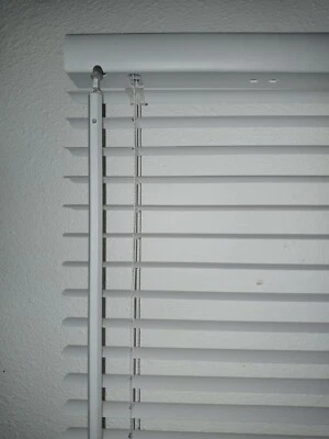 12"x72" Cordless 1" Vinyl Mini Blind White New Sealed  Champion TruTouch 527397 - Image 1 of 4