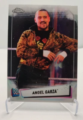 2021 TOPPS CHROME WWE BASE #5 ANGEL GARZA wrestling card - Image 1 of 2