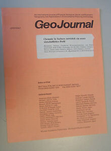 GeoJournal -Chemnitz in Sachsen entwickelt ein neues wirtschaftliches Profil -