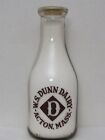 Trpq Milk Bottle W S Dunn Dairy Farm Acton Ma Middlesex County 1946