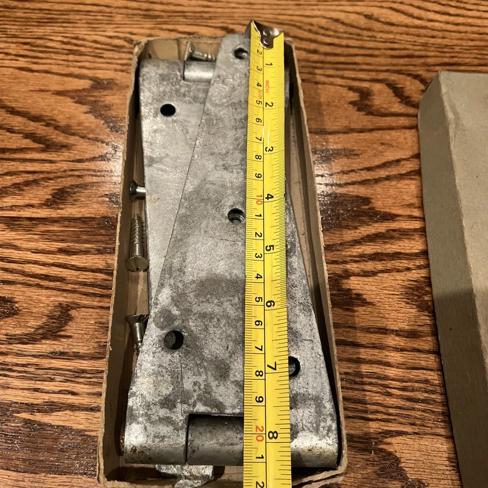 Bisagras de correa extra pesadas de 8" pasadores de latón macizo galvanizado por inmersión en caliente (1 juego) Foto 1 de 4