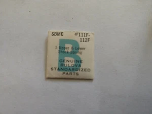 VINTAGE NOS Bulova Model 6BMC Upper & Lower Shock Spring, Part #111F-112F - Picture 1 of 1