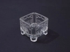 Antike Jugendstil Design Glas Saliere Glafey Sonnenblock Vintage um 1910 Werbung - Bild 1 von 5