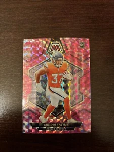 Audric Estime 2024 Panini Mosaic Football Pink Camo RC Rookie Prizm Rookie #392 - Picture 1 of 4