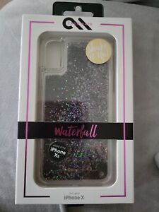 Case-Mate Military grade bling shake-up Waterfall phone Case - iPhone X XS 