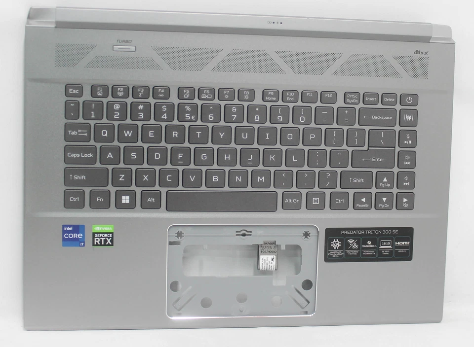 6B.QGHN7.030-B Acer Palmrest Cover W/Kb -Int.Bl P 500 Se Pt316-51S-7397"GRADE B" - Image 1 of 1