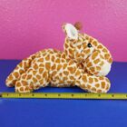 Giraffe Plush Stuffed Animal Toy 8" Bean Bag Safari Wildlife Spots Lying Down