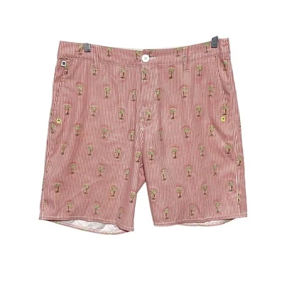 Bañador Sperry Top Sider Board Shorts Palmeras Rojo Rayas Para Hombres 32  Foto 1 de 4