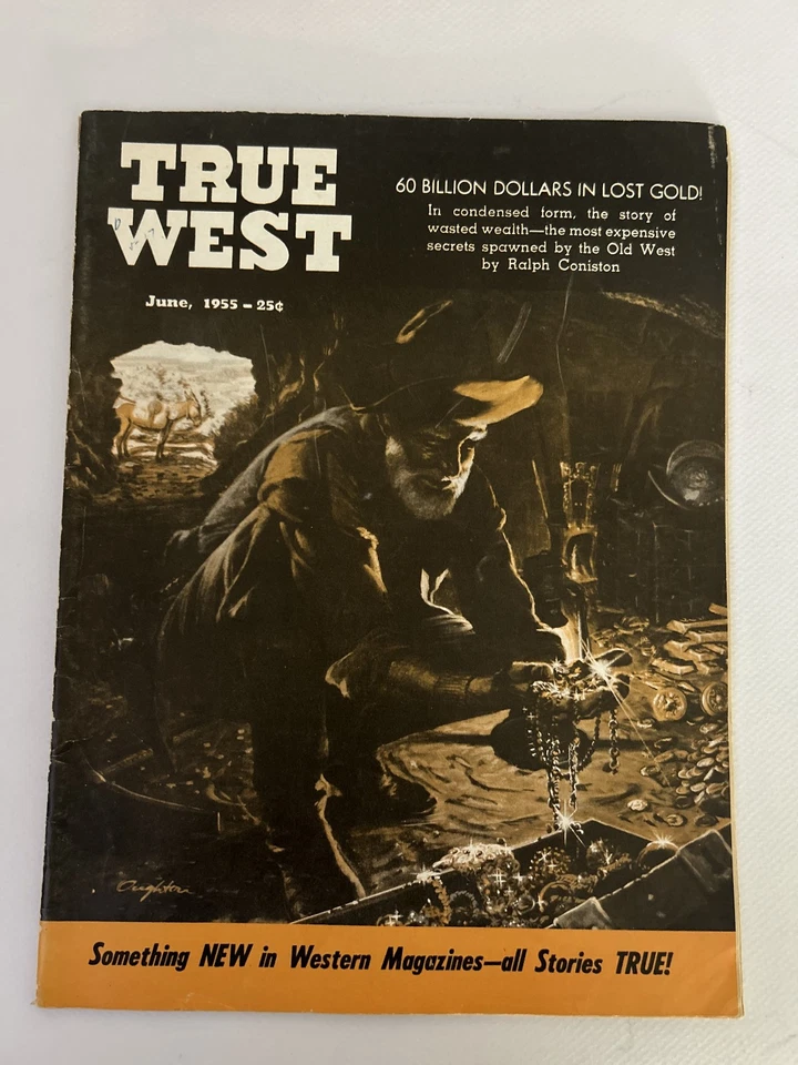 True West , June, 1955, Southwest Lost Gold, Acoma Indians, Rough-and-Ready Foto 1 de 1
