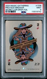 2024 MTG SECRET LAIR DROP FOIL #1706 PROFESSIONAL FACE-BREAKER PSA 9 - Picture 1 of 2