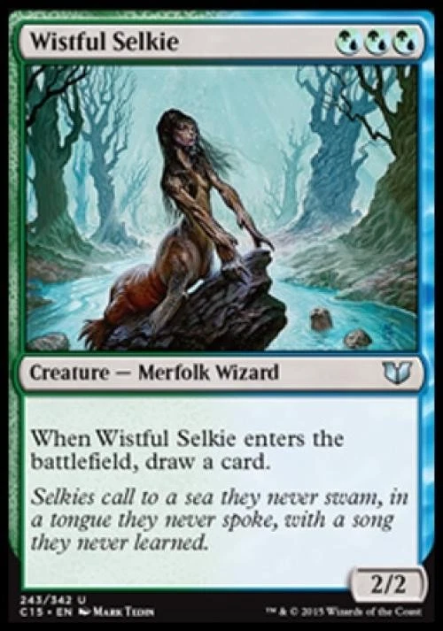 Wistful Selkie - Medium Play MTG Commander 2015 - Image 1 of 1