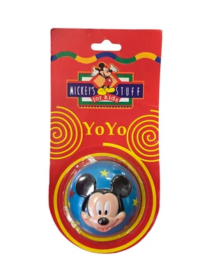 Años 90 Ja-Ru Disney Mickey Mouse cosas azules para niños YoYo YoYo #690 Foto 1 de 2