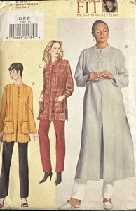 Vogue Todays Fit By Sandra Bettina Tunic & Pants Pattern 7397 WMS SZ D,E,F - Picture 1 of 2
