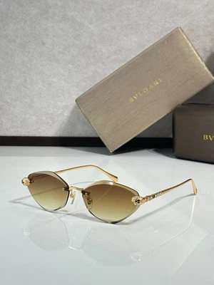 Gafas de sol BVLGARI BV41602U 58□17-145 - Marco ovalado de lujo para mujer’s lentes degradadas Foto 1 de 4