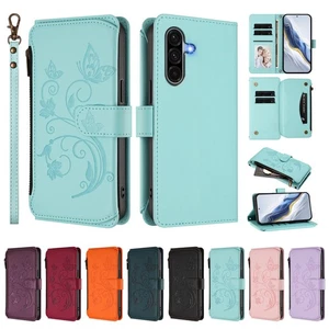 For Samsung Galaxy A56 A55 A16 A73 A54 Case Wallet Leather Shockproof Flip Cover - Picture 1 of 53