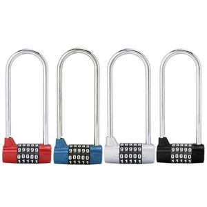 Zinc Alloy U Shape Combination Digit Password Code Lock Extra Long Cabinet Do CB - Bild 1 von 22