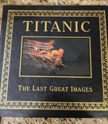 ROBERT BALLARD SIGNED - TITANIC THE LAST GREAT IMAGES - EASTON PRESS LEATHER Foto 1 de 4